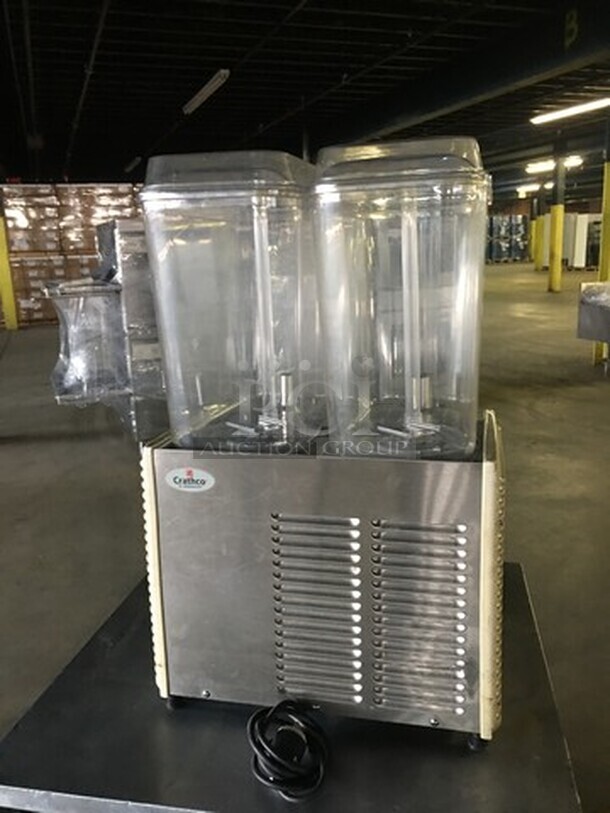 2013 Crathco Commercial Countertop Dual Hopper Beverage Machine! With Drip Tray! Model D254 Serial T243123! 115V! - Image 4 of 10