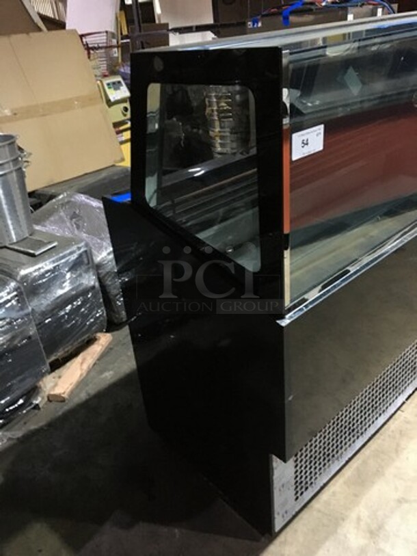 SWEET! 2020 LATE MODEL! Evco Commercial Refrigerated Gelato Display Case! With LED Lights!  With 2 Sliding Rear Doors! Model WD4R! 110V! Working When Removed! - Image 2 of 10