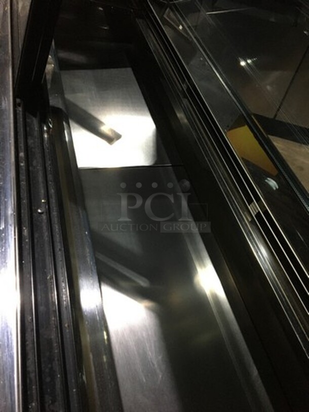SWEET! 2020 LATE MODEL! Evco Commercial Refrigerated Gelato Display Case! With LED Lights!  With 2 Sliding Rear Doors! Model WD4R! 110V! Working When Removed! - Image 5 of 10