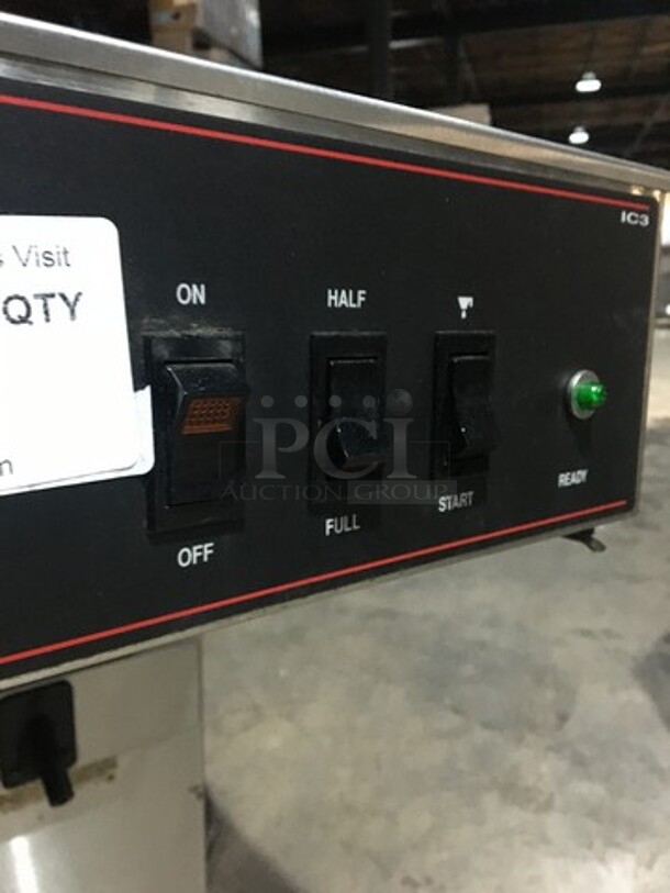 Bunn Commercial Countertop Iced Tea Machine! All Stainless Steel! Model IC3 Serial IC00009967! 120/208V 1Phase! - Image 8 of 9