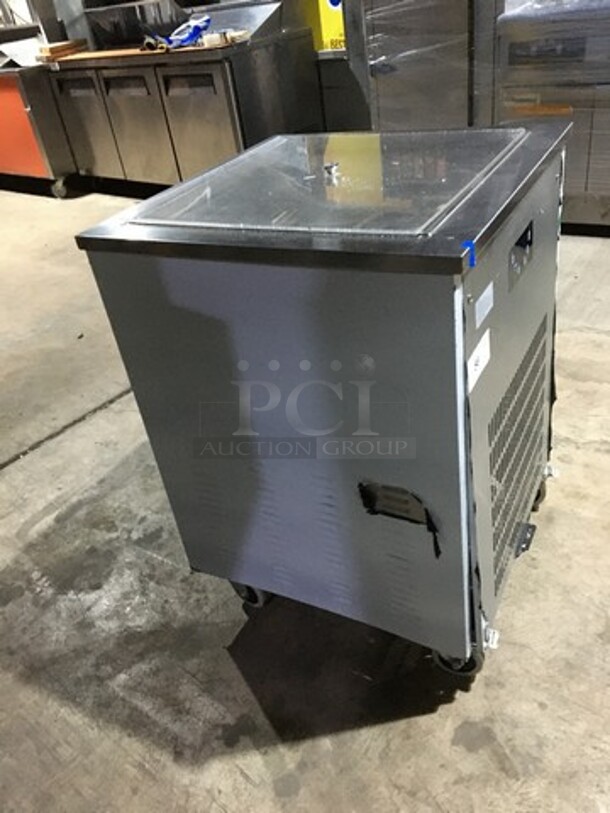 Sweet! 2017 Late Model! Arctic Freeze Creamery Commercial Fry Ice Cream Machine! With Poly Cover! All Stainless Steel! Model ICM400! 110V! On Casters! Working When Removed! - Image 3 of 9