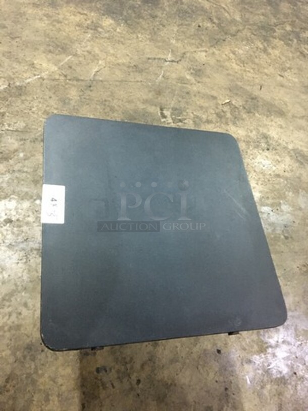 Nice! Square Adjustable Height For Bar/Reg Dining Table! With Metal Base! 2 X Your Bid! - Image 3 of 6