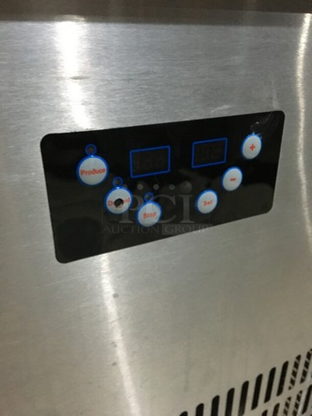 Sweet! 2017 Late Model! Arctic Freeze Creamery Commercial Fry Ice Cream Machine! With Poly Cover! All Stainless Steel! Model ICM400! 110V! On Casters! Working When Removed! - Image 7 of 9