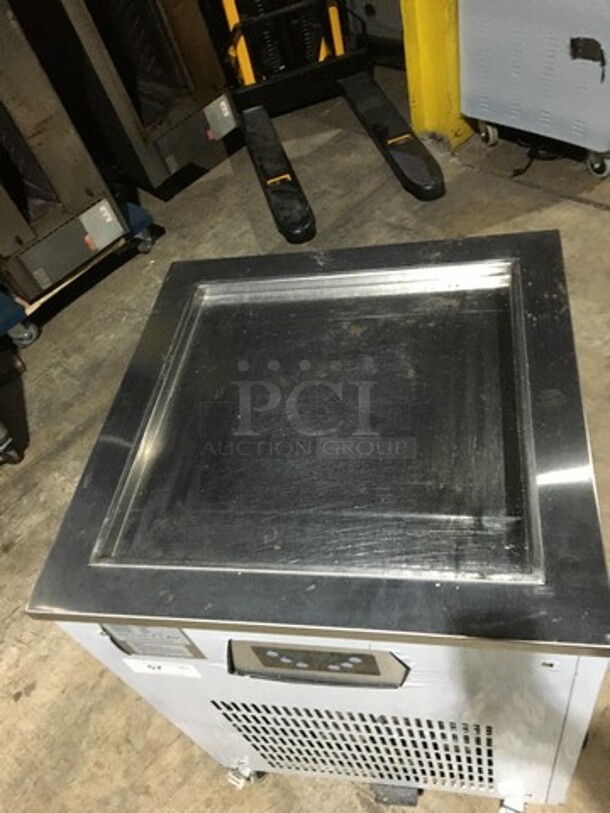 Nice! 2017 Late Model! Arctic Freeze Creamery Commercial Fry Ice Cream Machine! All Stainless Steel! Model ICM400! 110V! On Casters! Working When Removed! - Image 5 of 10