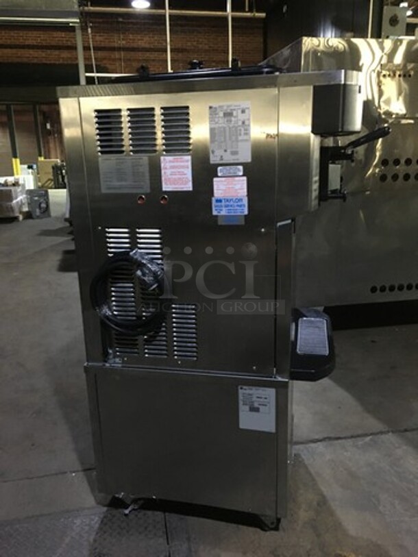 Sweet! LATE MODEL! 2013 Taylor 3 Handle Ice Cream Machine! Model C72333 Serial M3027854! 208/230V 3Phase! On Commercial Casters! Working When Removed! - Image 2 of 11