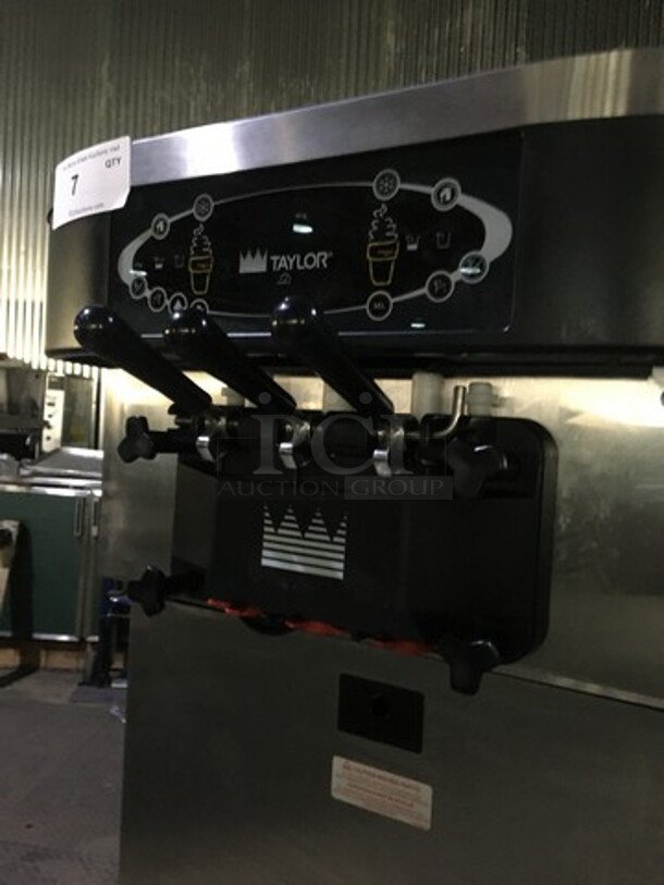 Sweet! LATE MODEL! 2013 Taylor 3 Handle Ice Cream Machine! Model C72333 Serial M3027854! 208/230V 3Phase! On Commercial Casters! Working When Removed! - Image 5 of 11
