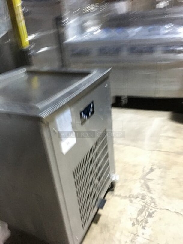 Nice! 2017 Late Model! Arctic Freeze Creamery Commercial Fry Ice Cream Machine! All Stainless Steel! Model ICM400! 110V! On Casters! Working  - Image 2 of 9