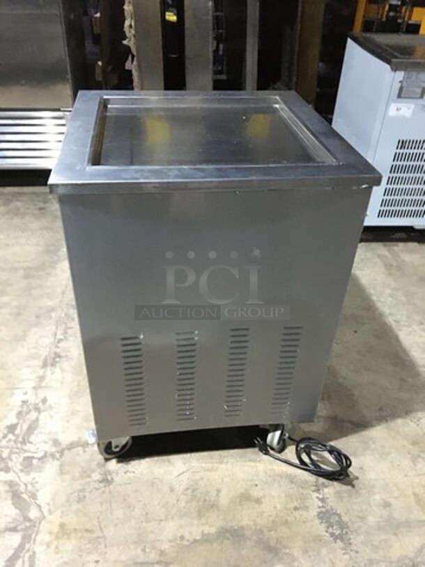 Nice! 2017 Late Model! Arctic Freeze Creamery Commercial Fry Ice Cream Machine! All Stainless Steel! Model ICM400! 110V! On Casters! Working  - Image 3 of 9