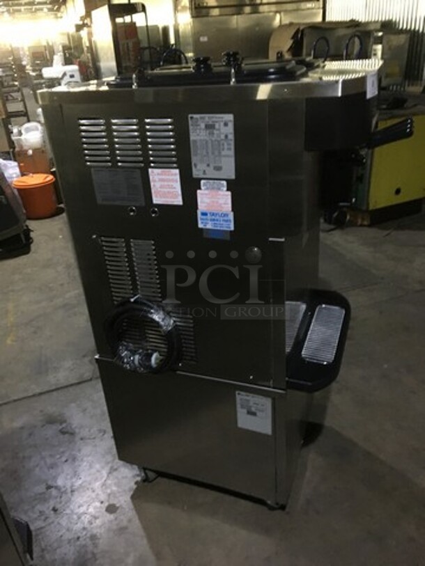 Sweet! LATE MODEL! 2013 Taylor 3 Handle Ice Cream Machine! Model C72333 Serial M3092930! 208/230V 3Phase! On Commercial Casters! Working When Removed! - Image 2 of 11