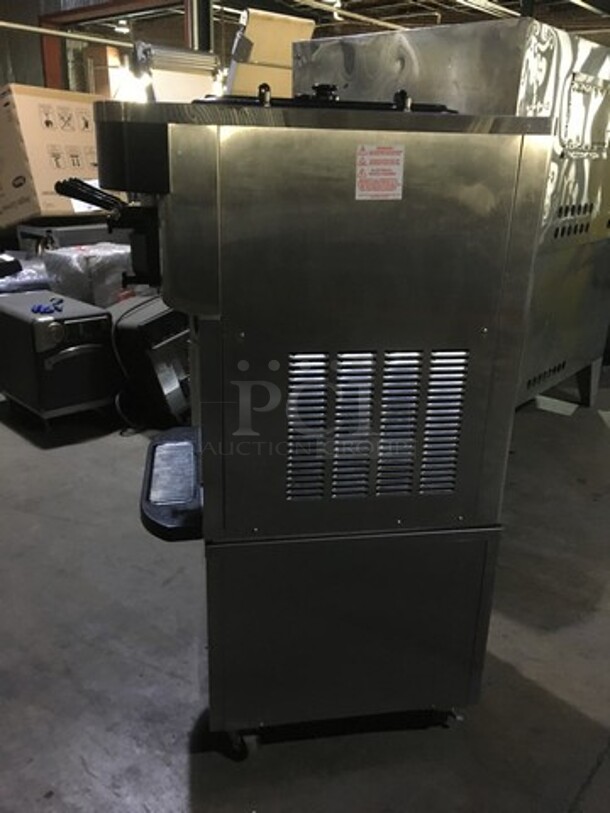 Sweet! LATE MODEL! 2013 Taylor 3 Handle Ice Cream Machine! Model C72333 Serial M3092930! 208/230V 3Phase! On Commercial Casters! Working When Removed! - Image 3 of 11