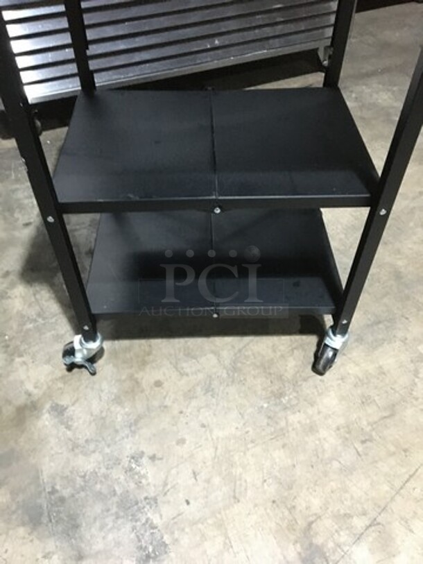 Wooden Style 3 Tier Display Cart! On Casters! - Image 5 of 8