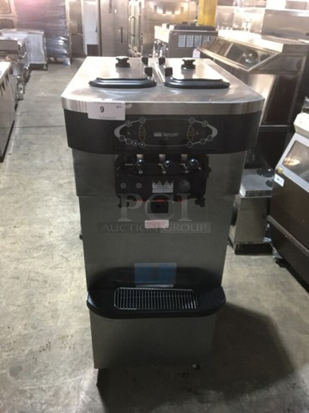 Sweet! LATE MODEL! 2013 Taylor 3 Handle Ice Cream Machine! Model C72333 Serial M3027850! 208/230V 3Phase! On Commercial Casters! Working When Removed!