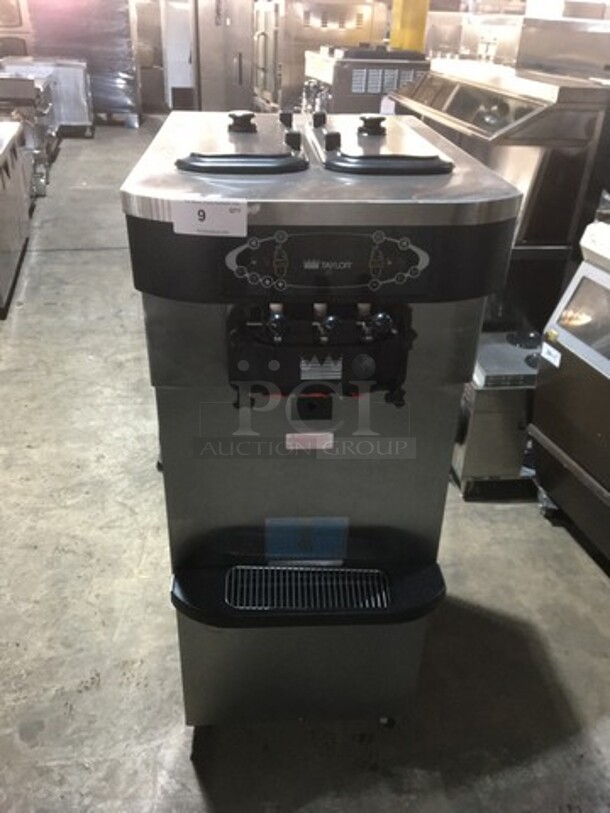 Sweet! LATE MODEL! 2013 Taylor 3 Handle Ice Cream Machine! Model C72333 Serial M3027850! 208/230V 3Phase! On Commercial Casters! Working When Removed! - Image 1 of 11
