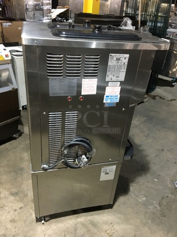 Sweet! LATE MODEL! 2013 Taylor 3 Handle Ice Cream Machine! Model C72333 Serial M3027850! 208/230V 3Phase! On Commercial Casters! Working When Removed! - Image 4 of 11