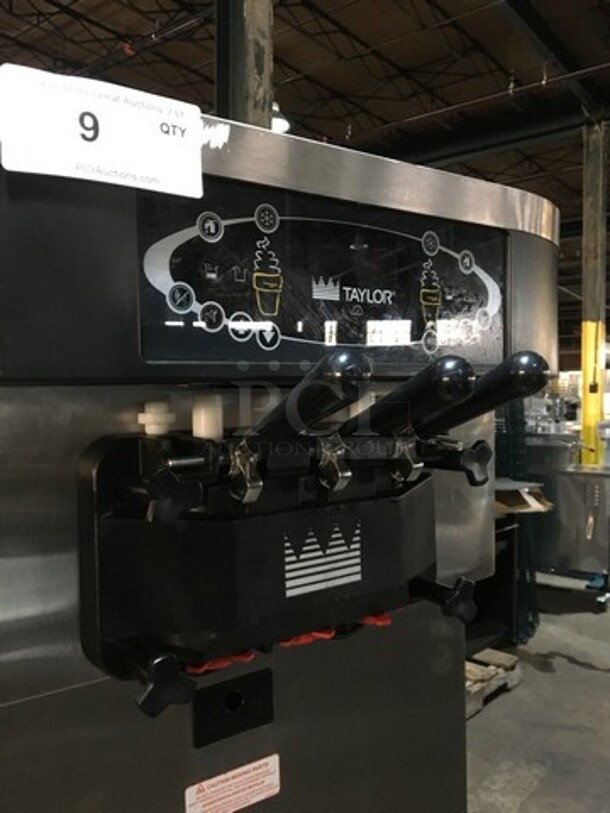 Sweet! LATE MODEL! 2013 Taylor 3 Handle Ice Cream Machine! Model C72333 Serial M3027850! 208/230V 3Phase! On Commercial Casters! Working When Removed! - Image 7 of 11