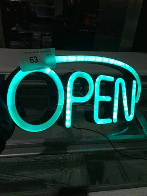 FAB! Hy-Ko LED "OPEN" Sign! Works Great! - Image 5 of 6