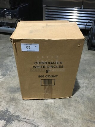 8" Corrugated White Circles!