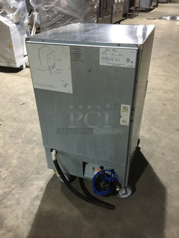 Manitowoc Commercial Under The Counter Ice Making Machine! Model QM30A Serial 310213655! 115V 1Phase! On Legs! Working When Removed! - Image 4 of 9