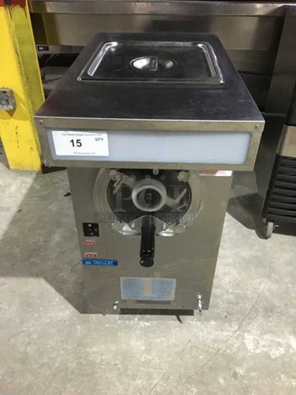 AWESOME! LATE MODEL Taylor Commercial Countertop Frozen Beverage Machine! All Stainless Steel! Model 38427 Serial K6093524! 208/230V 1Phase!
