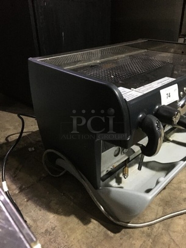 Rancilio Commercial Countertop Dual Espresso Machine! With Dual Steam Wands! Model EPOCAE2GR Serial 10236553! 230V! Working When Removed! - Image 2 of 11