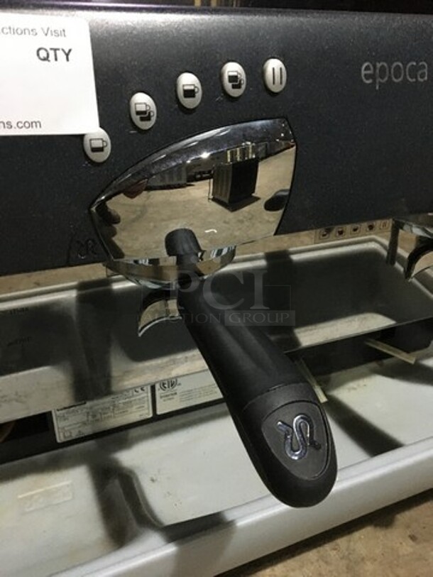 Rancilio Commercial Countertop Dual Espresso Machine! With Dual Steam Wands! Model EPOCAE2GR Serial 10236553! 230V! Working When Removed! - Image 8 of 11