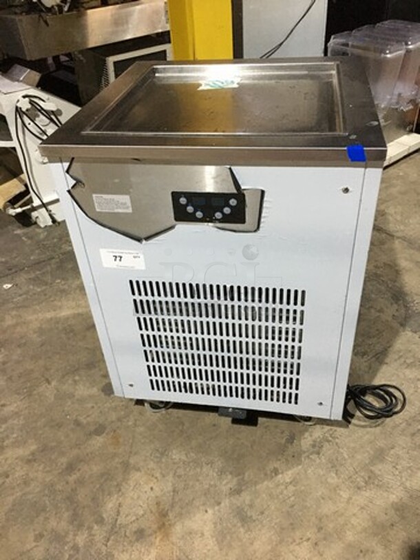 Wow! 2017 Late Model! Arctic Freeze Creamery Commercial Fry Ice Cream Machine! Model ICM400!  All Stainless Steel! 110V 1 Phase! On Casters! Working When Removed!
