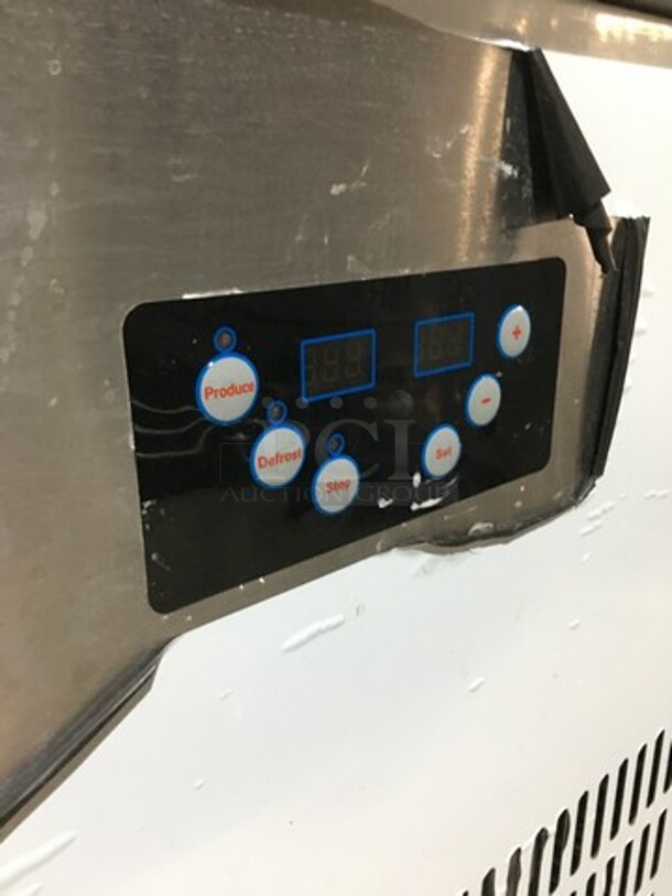Wow! 2017 Late Model! Arctic Freeze Creamery Commercial Fry Ice Cream Machine! Model ICM400!  All Stainless Steel! 110V 1 Phase! On Casters! Working When Removed! - Image 7 of 9