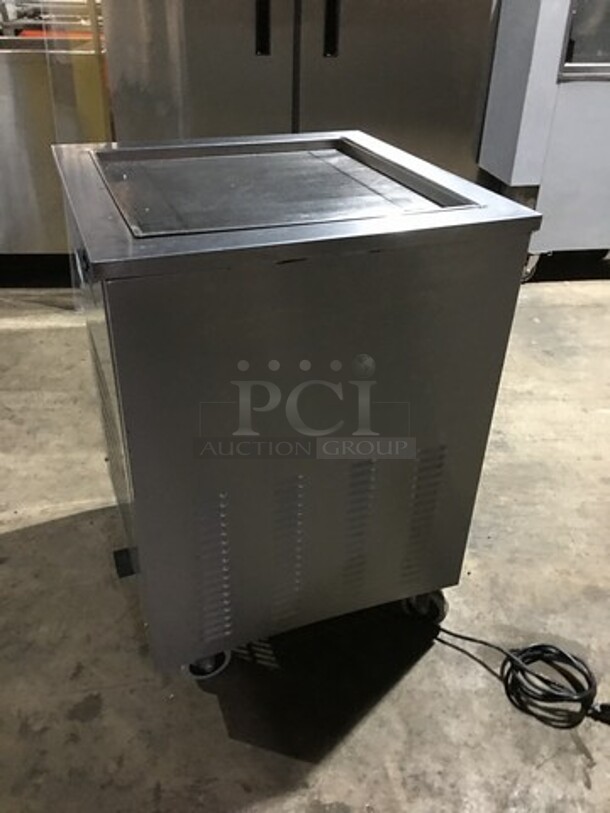 Sweet! 2017 Late Model! Arctic Freeze Creamery Commercial Fry Ice Cream Machine! All Stainless Steel! Model ICM400! 110V! On Casters! Working When Removed!  - Image 2 of 9