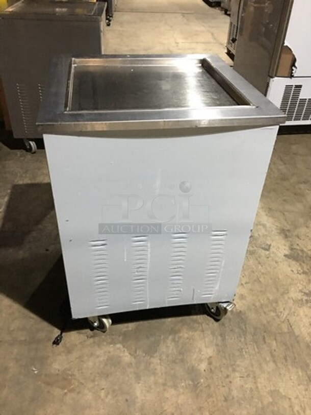 Nice! 2017 Late Model! Arctic Freeze Creamery Commercial Fry Ice Cream Machine! All Stainless Steel! Model ICM400! 110V! On Casters! Working When Removed! - Image 3 of 9