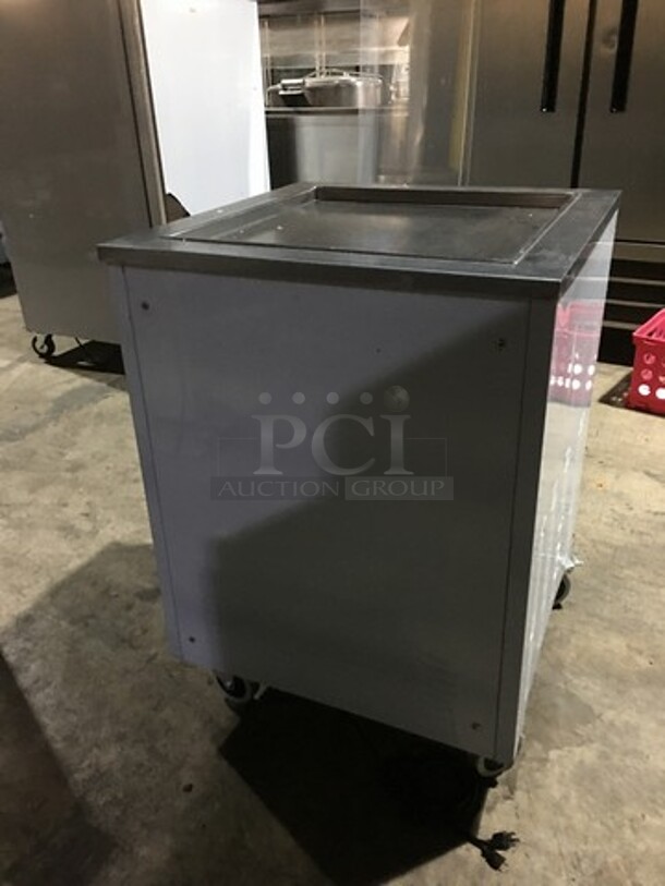 Nice! 2017 Late Model! Arctic Freeze Creamery Commercial Fry Ice Cream Machine! All Stainless Steel! Model ICM400! 110V! On Casters! Working When Removed! - Image 4 of 9