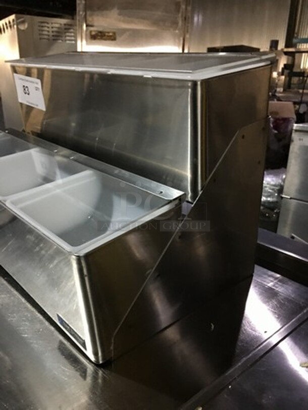 San Jamar Countertop Double Topping Holder! All Stainless Steel! - Image 2 of 8