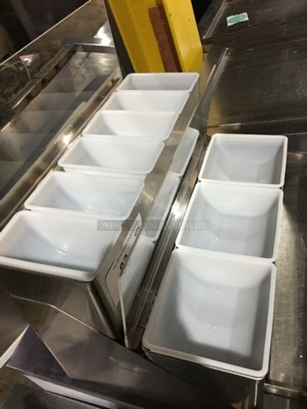 San Jamar Countertop Double Topping Holder! All Stainless Steel! - Image 5 of 8