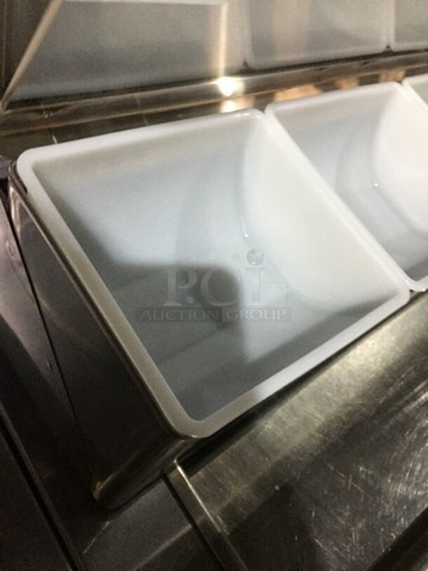 San Jamar Countertop Double Topping Holder! All Stainless Steel! - Image 6 of 8