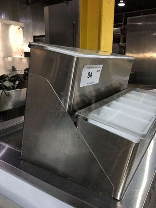 San Jamar Countertop Double Topping Holder! All Stainless Steel! - Image 3 of 7