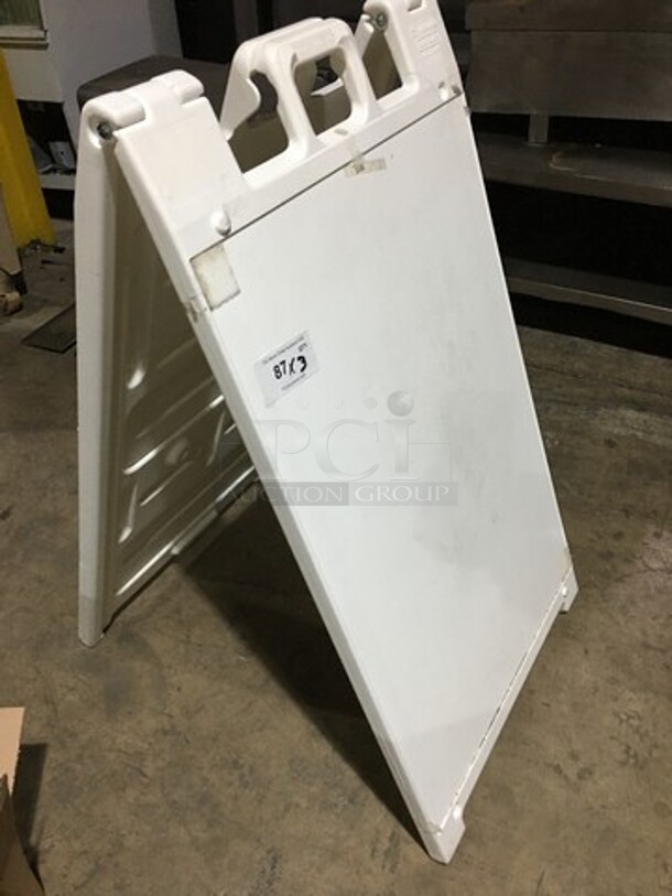 Signicade Foldable Sidewalk Display Sign! 3 X Your Bid! - Image 2 of 6