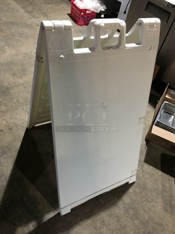 Signicade Foldable Sidewalk Display Sign! 3 X Your Bid! - Image 3 of 6