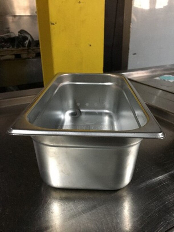 SWEET! Choice Commercial 4 Inch Deep 1/3 Drop In Pans! All Stainless Steel! 9 X Your Bid! - Image 4 of 6