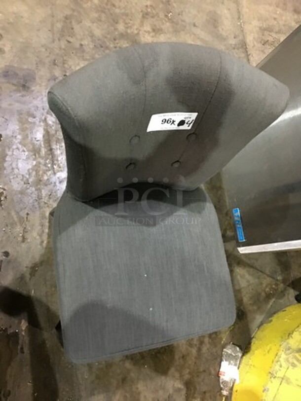 Gorgeous! Modern Style Dining Chair! With Cushioned Seat & Backrest! With Wooden Legs! 4 X Your Bid! - Image 5 of 6