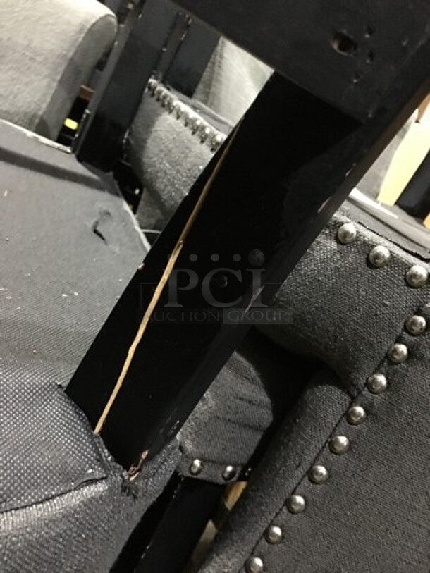 Gorgeous! Modern Style Dining Chair! With Cushioned Seat & Backrest! With Wooden Legs! 4 X Your Bid! - Image 6 of 6