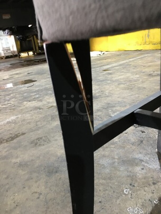 Gorgeous! Modern Style Dining Chair! With Cushioned Seat & Backrest! With Wooden Legs! 4 X Your Bid! - Image 5 of 7