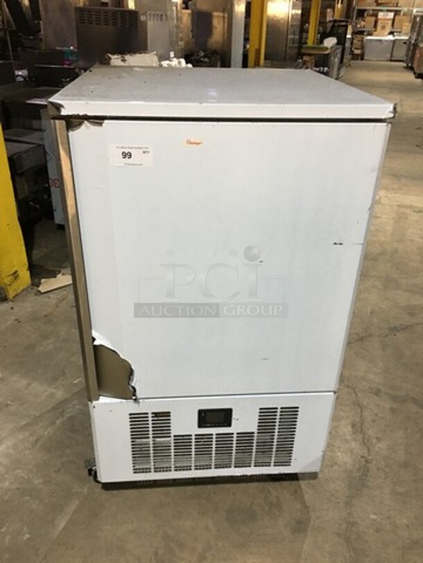 AMAZING! 2020 EVCO Commercial Single Door Blast Chiller! Model GN600BT! 110V! Working When Removed!