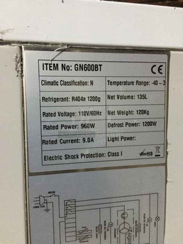 AMAZING! 2020 EVCO Commercial Single Door Blast Chiller! Model GN600BT! 110V! Working When Removed! - Image 5 of 10