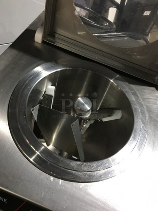 BEAUTIFUL! LIKE NEW! LATE MODEL 2020 All Stainless Steel Commercial Hard Ice Cream Machine/Batch Freezer! Model BKN120 Serial 2020052603! 220V 3Phase! On Casters! Working When Removed! - Image 5 of 10