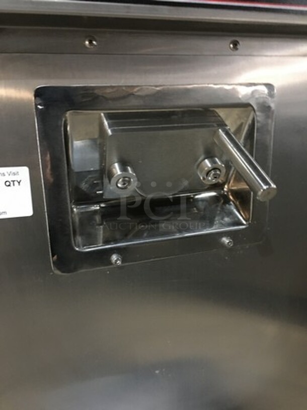 BEAUTIFUL! LIKE NEW! LATE MODEL 2020 All Stainless Steel Commercial Hard Ice Cream Machine/Batch Freezer! Model BKN120 Serial 2020052603! 220V 3Phase! On Casters! Working When Removed! - Image 7 of 10