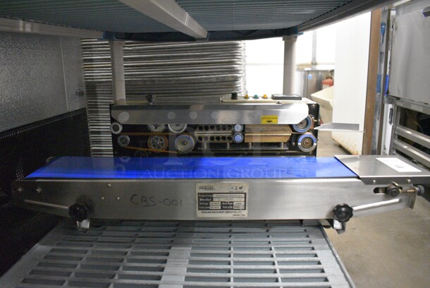 WOW! 2010 Model CBS-880 Stainless Steel Commercial Countertop Continuous Band Sealer. 110 Volts, 1 Phase. 34x16x11. Tested and Working!