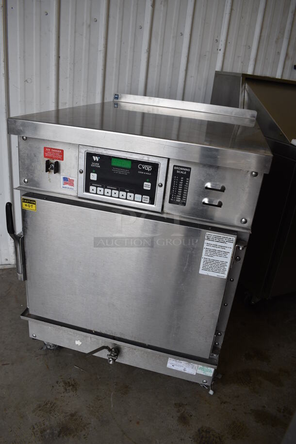 GREAT! 2017 Winston CVap Model CAC507GR Stainless Steel Commercial Single Door Undercounter Warming Holding Cabinet on Commercial Casters. 208 Volts, 1 Phase. 28x34x38 - Image 3 of 9