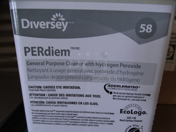 2 BRAND NEW IN BOX! Diversey PERdiem General Purpose Cleaner Bottles. 5x5x9. 2 Times Your Bid! - Image 4 of 6
