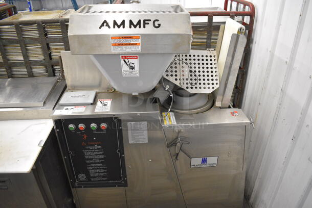 BEAUTIFUL! Scale O Matic Model S302 Stainless Steel Commercial Floor Style Dough Divider Rounder on Commercial Casters. 208 Volts, 3 Phase. 48x30x62 - Image 2 of 11