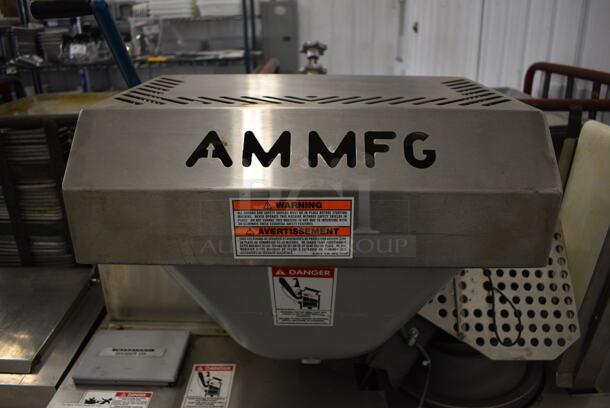 BEAUTIFUL! Scale O Matic Model S302 Stainless Steel Commercial Floor Style Dough Divider Rounder on Commercial Casters. 208 Volts, 3 Phase. 48x30x62 - Image 5 of 11