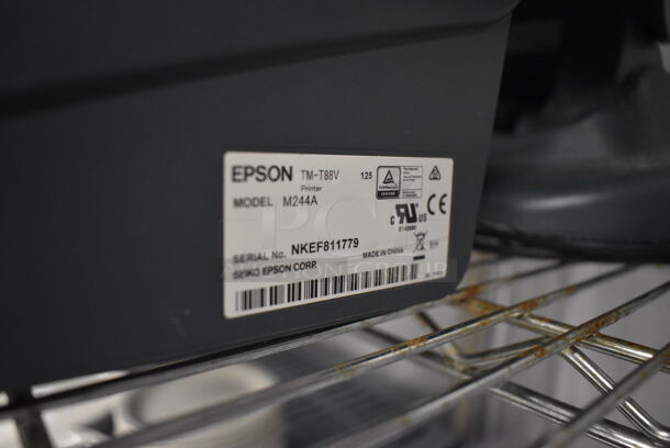 Micros Oracle 15" POS System Monitor w/ Epson Model M244A Receipt Printer - Image 3 of 4